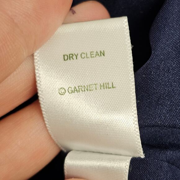 Garnet Hill 100% Silk Abstract Floral Shift Dress Size 6 Casual Vacation Summer - Picture 9 of 11